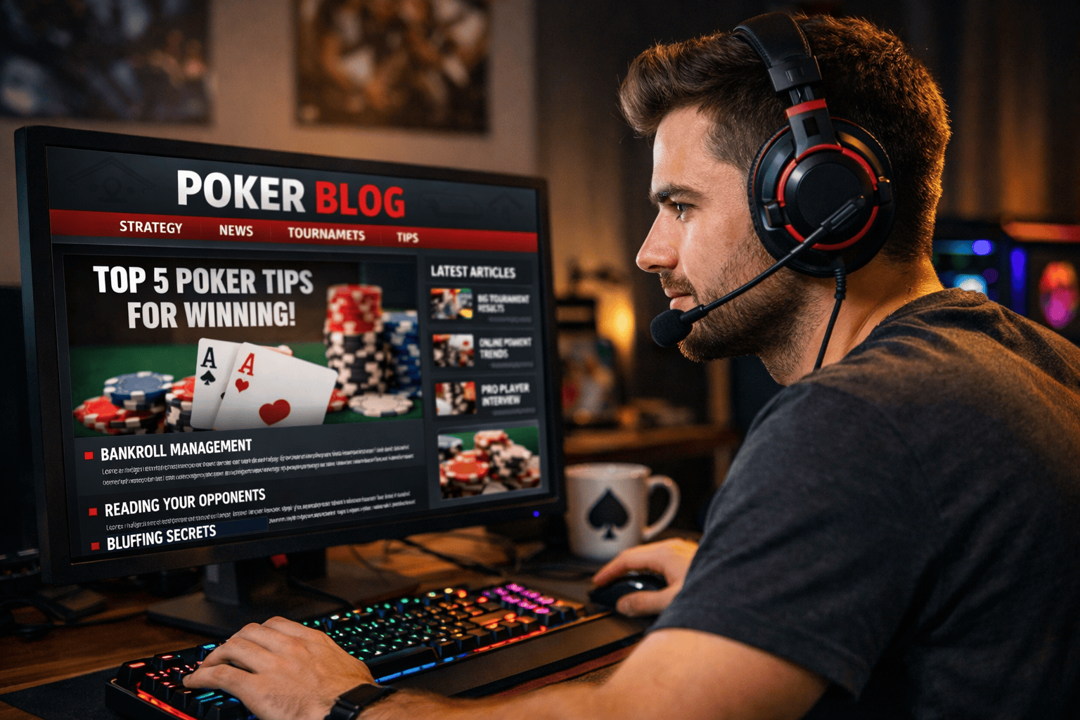 Top 10 des stratégies pour un blog poker réussi