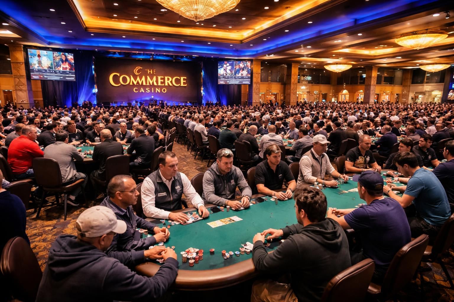 découvrez les événements de poker passionnants organisés dans les salles de poker du commerce casino à commerce, usa. rejoignez les tournois et profitez d'une ambiance unique pour les amateurs de poker.