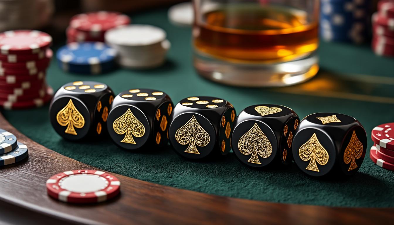 découvrez le poker d'as, une variante passionnante du poker qui se joue avec 5 dés. apprenez les règles et astuces pour maîtriser ce jeu unique.