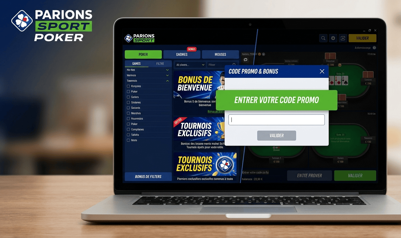 code Promo Parions Sport Poker