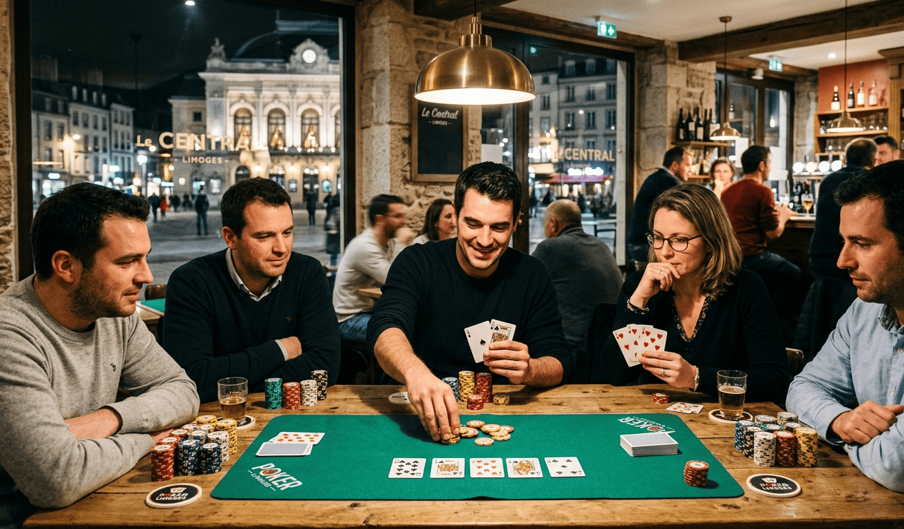 jouer au poker à Limoges